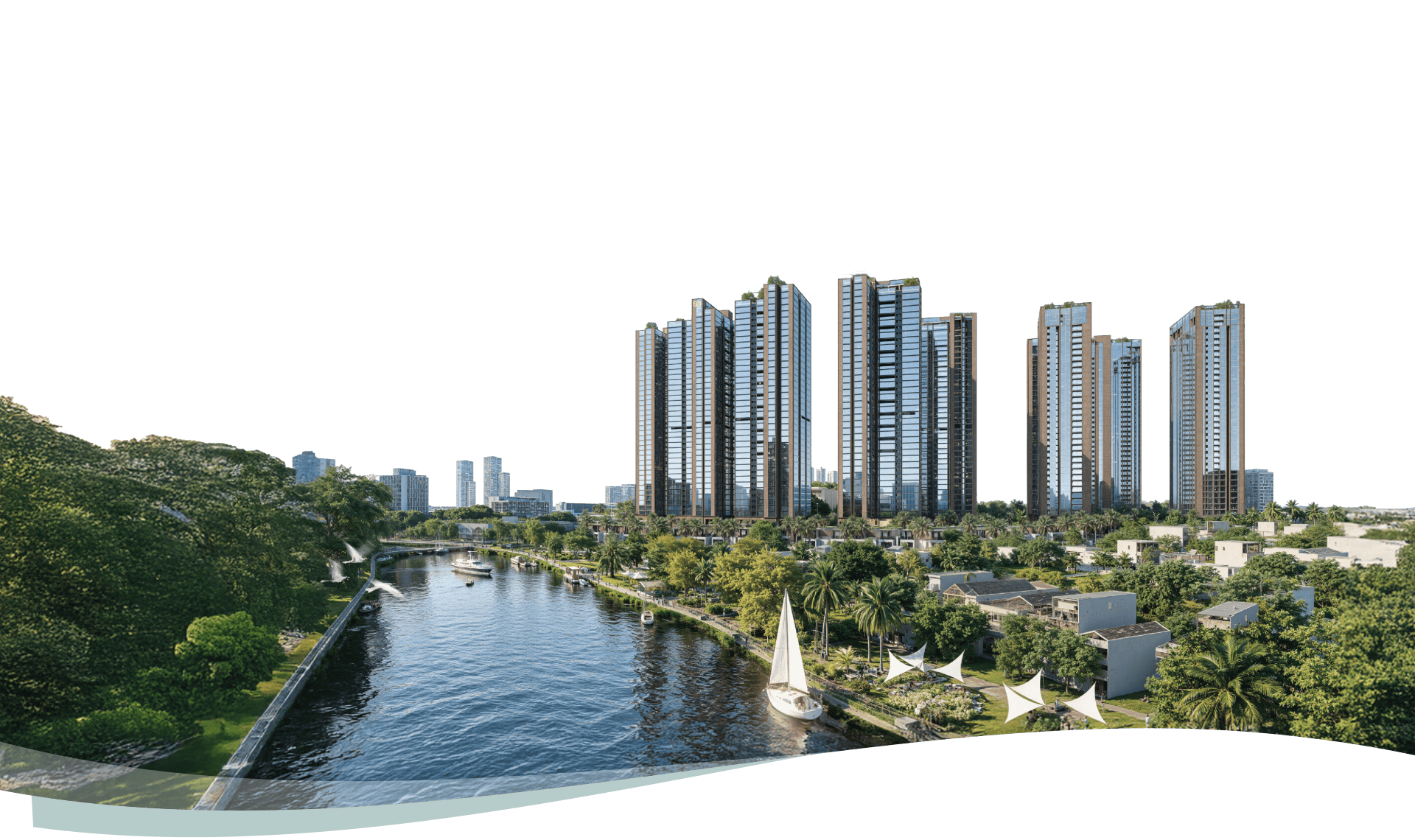 background Sky City